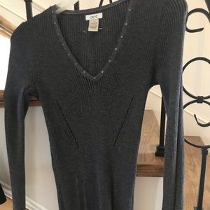 Tunic link grey sweater from Cache